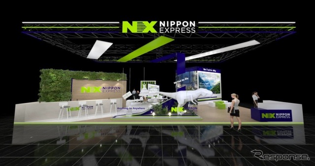 NIPPON EXPRESSホールディングスの中国国際輸入博覧会ブースイメージ