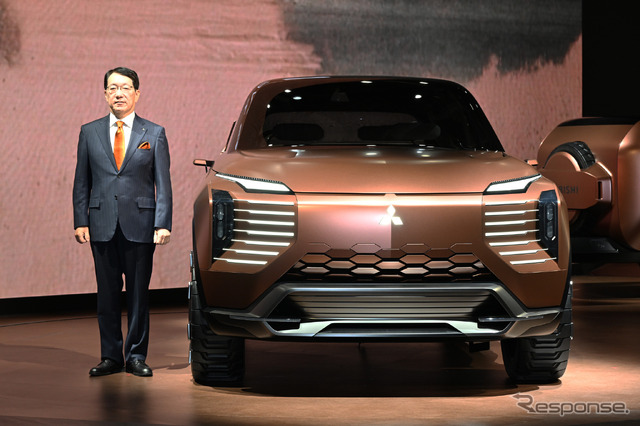 三菱自動車 加藤隆雄社長とエレバンス コンセプト（ジャパンモビリティショー2025）