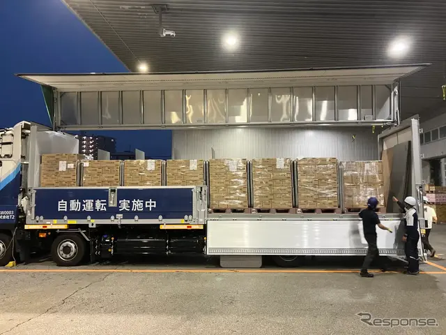 F-LINEとT2による実証の様子