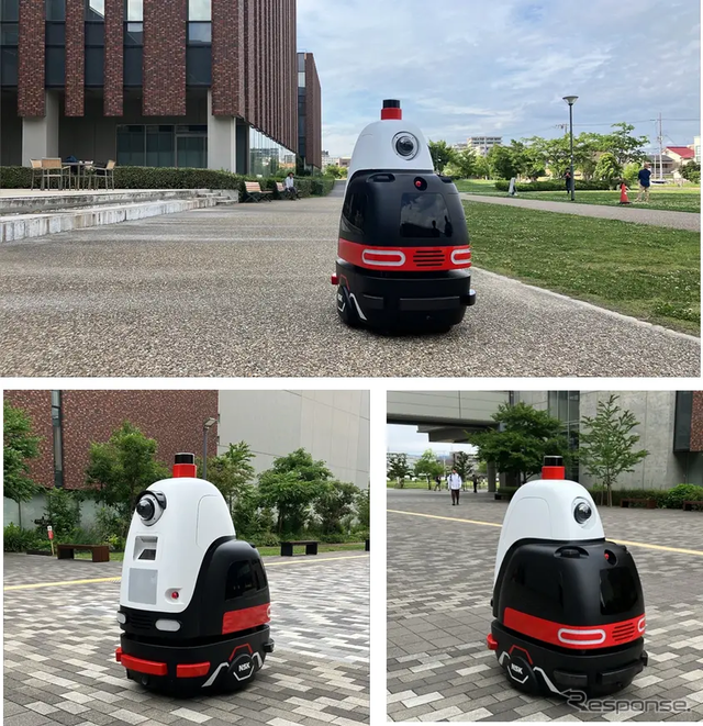 大阪いばらきキャンパスにおける屋外警備ロボットの実証実験