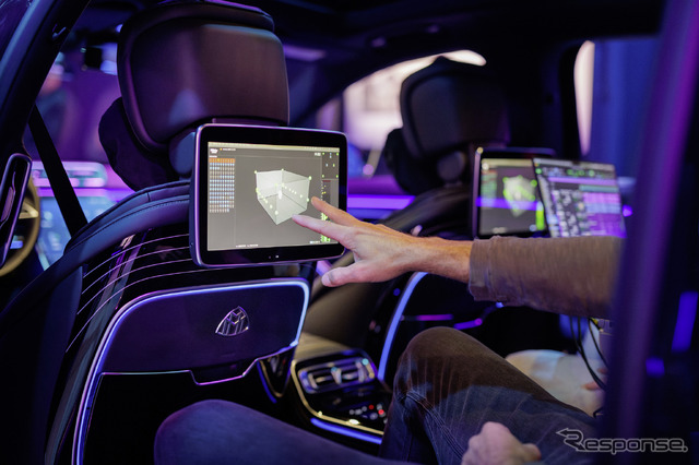 メルセデスマイバッハ『Sクラス』が移動音楽制作スタジオに。「Crafted in a Mercedes」