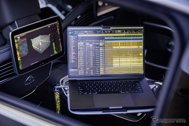 メルセデスマイバッハ『Sクラス』が移動音楽制作スタジオに。「Crafted in a Mercedes」