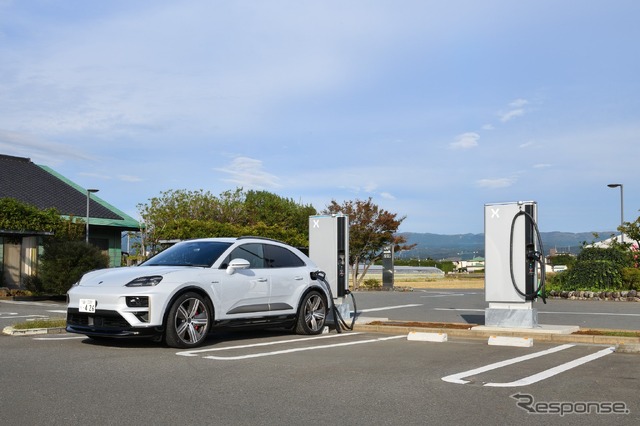 道の駅　伊豆ゲートウェイ函南のEVチャージステーション