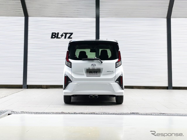 ブリッツ ニュルスペック・カスタムエディション フォージドカーボンテールセット（FC）　ダイハツ・ムーヴ（LA850S）装着例