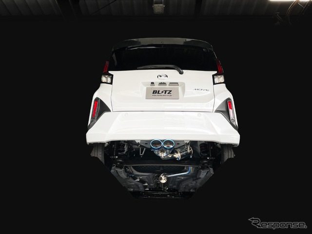 ブリッツ ニュルスペック・カスタムエディション チタンカラーテールセット（VSR）　ダイハツ・ムーヴ（LA850S）装着例