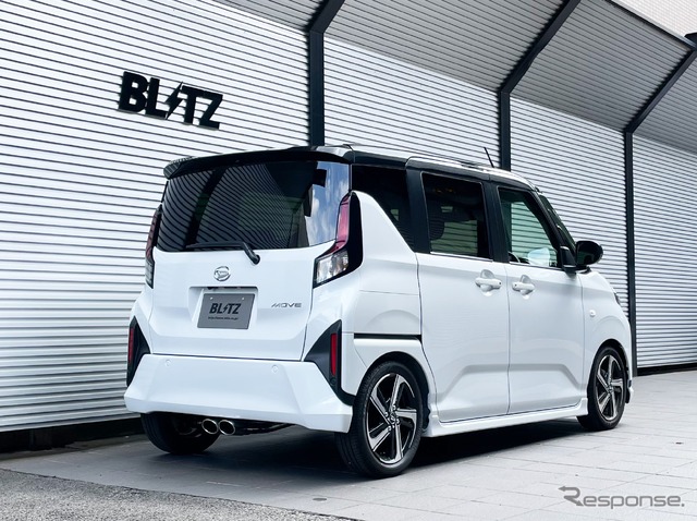 ブリッツ ニュルスペック・カスタムエディション ステンレステールセット（VS）　ダイハツ・ムーヴ（LA850S）装着例