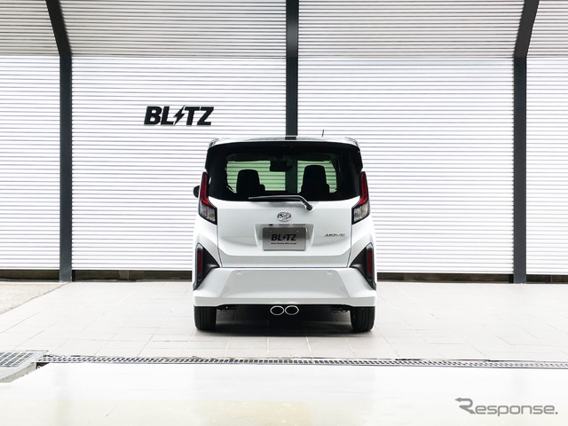 ブリッツ ニュルスペック・カスタムエディション ステンレステールセット（VS）　ダイハツ・ムーヴ（LA850S）装着例