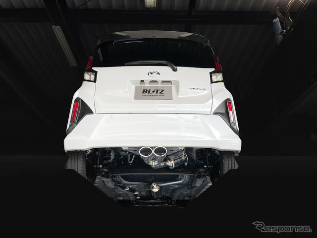 ブリッツ ニュルスペック・カスタムエディション ステンレステールセット（VS）　ダイハツ・ムーヴ（LA850S）装着例