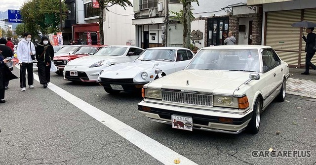 初代バルケッタ、ベレット1600GT、Be-1、ツインなど個人所有の愛車が80台…飯田 丘フェス・南信州名車倶楽部