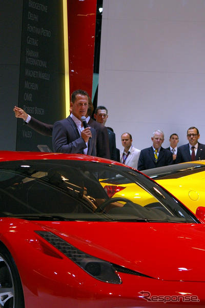 【フランクフルトモーターショー09】フェラーリ 458イタリア …実車に接近!!