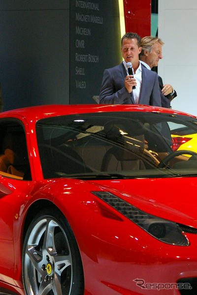 【フランクフルトモーターショー09】フェラーリ 458イタリア …実車に接近!!