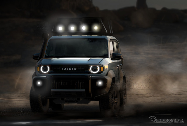 トヨタ ランドクルーザーFJのデザインスケッチ
