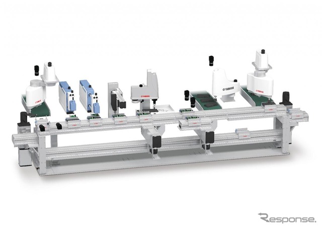 リニアコンベアモジュール（LCMR200）デモ機イメージ
