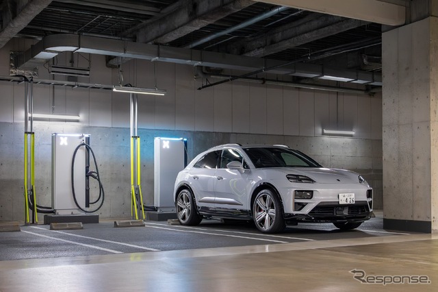 「MARK IS みなとみらい」のEVチャージステーション