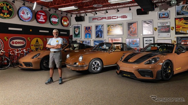 セピアブラウンをまとうポルシェ・コレクション