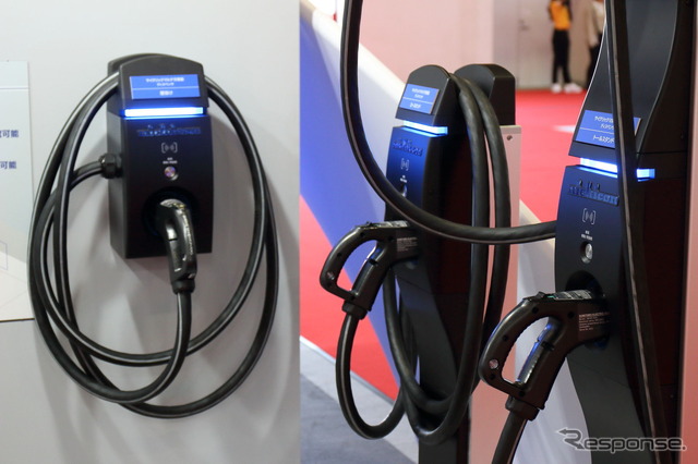 ニチコンのサイクリックマルチ充電器（ジャパンモビリティショー2025）