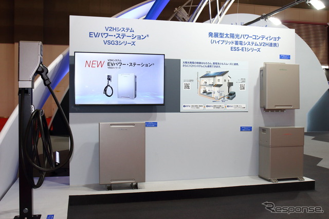 ニチコンのV2Hシステム（ジャパンモビリティショー2025）