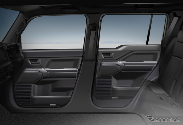 トヨタ ランドクルーザーFJのインテリアデザインスケッチ