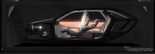 次世代の移動空間モック「I.C.30 -Integrated Cabin 2030-」