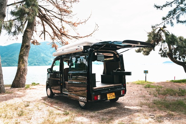 スズキ『エブリイ』の「Jリミテッド」に軽キャンピングカーキット「NEXT CAMPER」が対応
