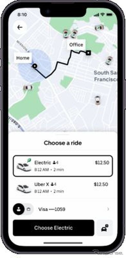 電気自動車専用サービス「ウーバー・グリーン」を「ウーバー・エレクトリック」に改名