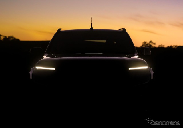 日産 ナバラ 新型のティザー