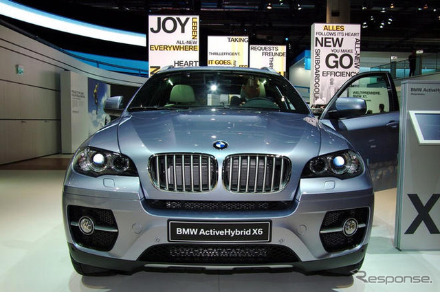 【フランクフルトモーターショー09】BMW X6…世界最速のハイブリッドAWD