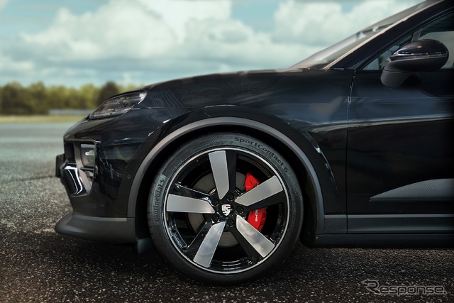 ポルシェ『マカン』新型がコンチネンタル製サマータイヤを純正装着