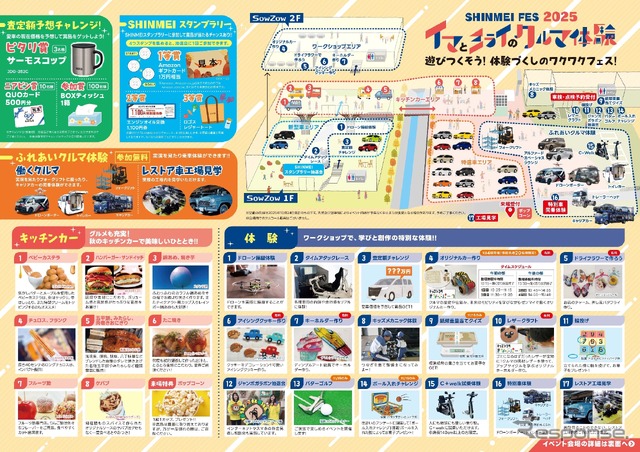 「イマとミライのクルマ体験 SHINMEI FES 2025」
