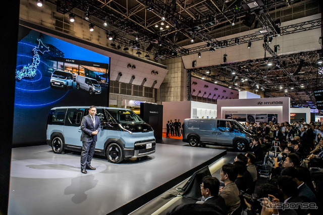 キアのプレスカンファレンス（ジャパンモビリティショー2025）