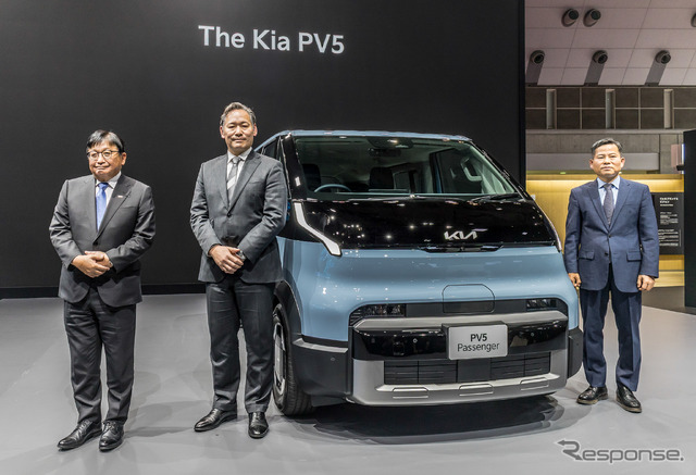 キアのプレスカンファレンス（ジャパンモビリティショー2025）