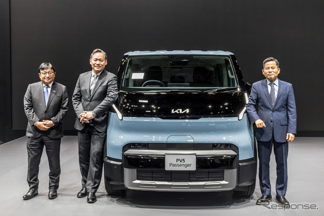 キアのプレスカンファレンス（ジャパンモビリティショー2025）