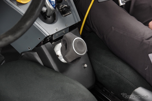 アステモのインホイールモーターと新操作デバイスのテスト車両（参考画像）