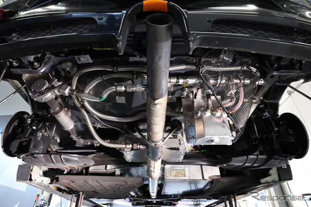 実証実験車両に搭載されているCO2回収装置