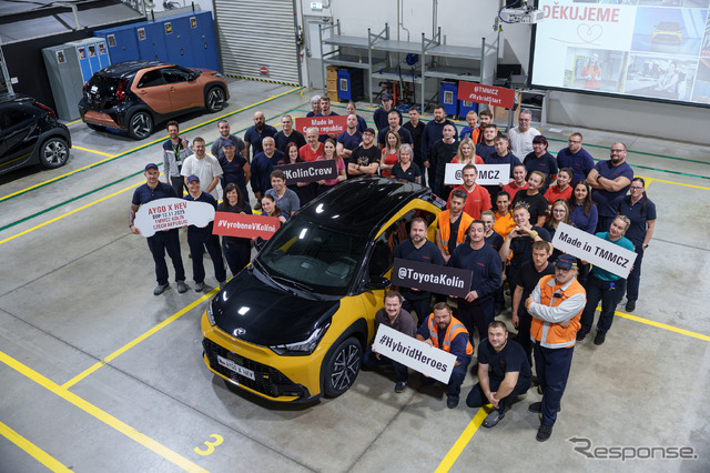 トヨタ『アイゴX』改良新型の生産をチェコ工場で開始