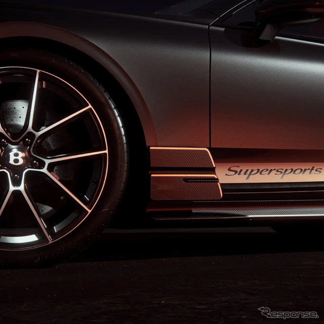 ベントレー・スーパースポーツ 新型のティザー
