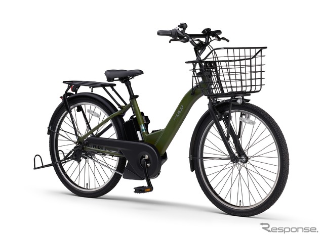 ヤマハ PAS ULU（マットカーキグリーン）