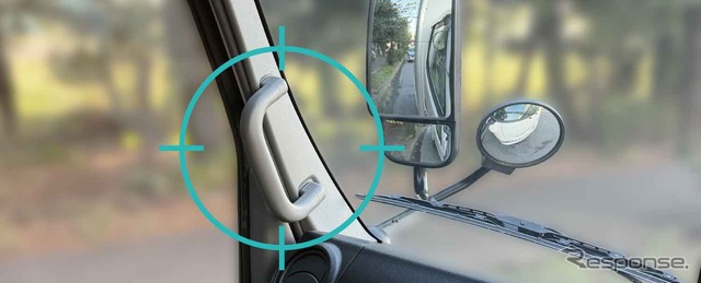 セイワのトラック向けデジタルサイドミラー「RAY30」