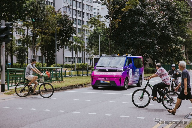 「WeRide」と「GRAB」がシンガポール初の住宅地での自動運転シャトルのテスト開始