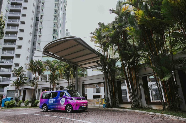 「WeRide」と「GRAB」がシンガポール初の住宅地での自動運転シャトルのテスト開始