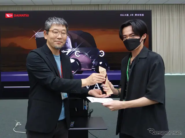 『E-NOVA』とHAL大阪　カーデザイン学科　野田 恒星さん