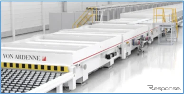 建材/自動車向けガラス大面積成膜装置