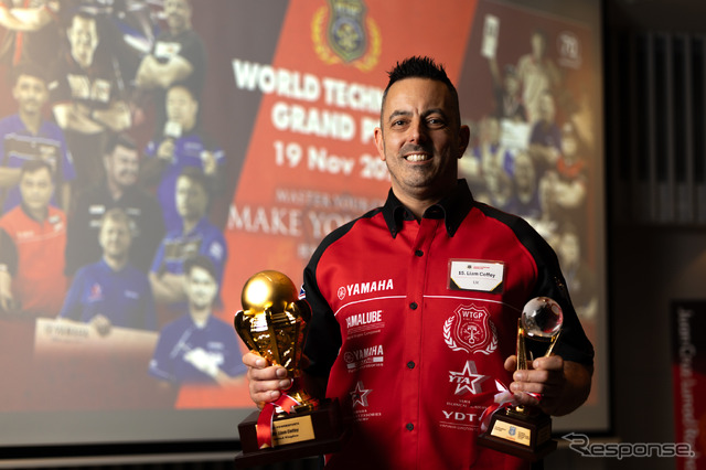 スポーツモデルクラスのチャンピオン、イギリスのリアム・コフィ選手