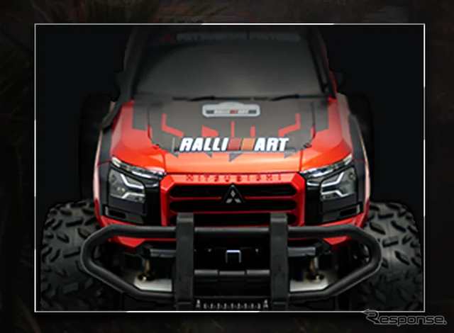 「1/20 R/C 三菱トライトンラリーカー」