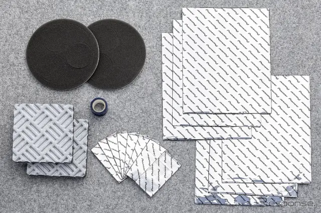 音質向上パッケージにはドア環境を整えるための部材が揃っている