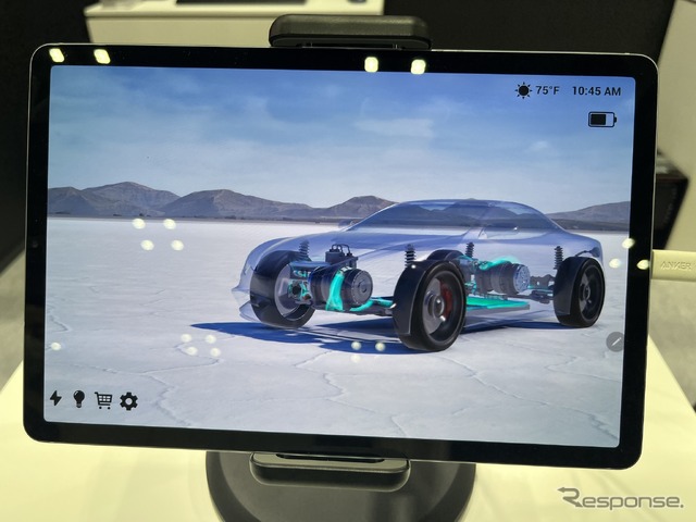 Nova で生成した車載UIのデモ