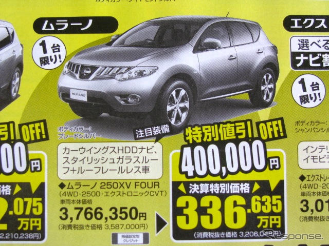 【シルバー 値引き情報】このプライスでSUV&RV!! キックスからムラーノまで