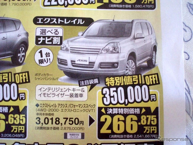 【シルバー 値引き情報】このプライスでSUV&RV!! キックスからムラーノまで