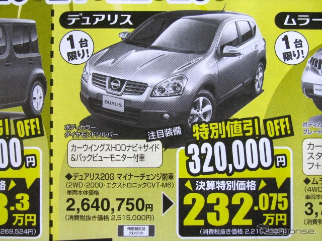 【シルバー 値引き情報】このプライスでSUV&RV!! キックスからムラーノまで