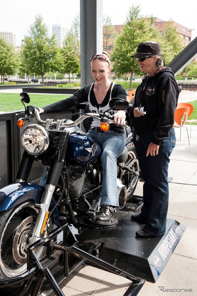 ハーレーダビッドソン体験コーナー（イメージ）